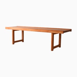 Scandinavian Teak Bench, 1960s
