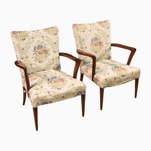20th Century Italian Armchairs, 1950s, Set of 2