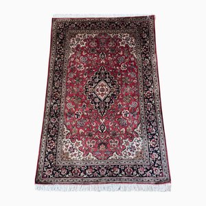 Tapis Oriental Vintage Ghom en Soie en 100% Soie, 1980s