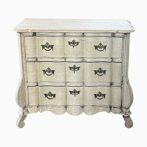 Dutch Bleached Oak Chest of Drawers, 20th Century