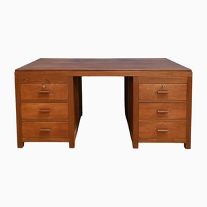 Teak Schreibtisch für Gewerbe, 1930er