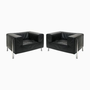 Genesis Leder Clubsessel von Koinor, 1990er, 2er Set