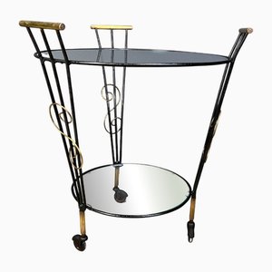 Mid-Century Two Tier Italian Trolley, 1950s