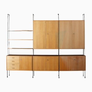 German Modular Wall Shelf by Ernst Dieter Hilker for Omnia, 1960s