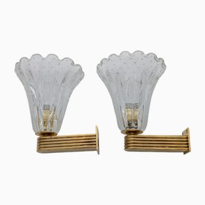 Bubble Wandlampen von Barovier, 2er Set