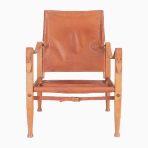 Silla Safari con estructura de fresno de Kaare Klint, años 30