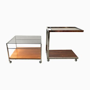 Chariot à Boissons Mid-Century et Table Basse Assortie par Mda (Miller Design Associates), 1960s, Set de 2