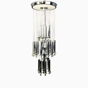 Vintage Chandelier attributed to Gaetano Sciolari, 1970s