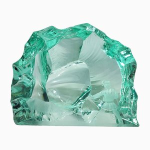 Sculpture en Cristal par Vicke Lindstrand pour Kosta. Suède, années 60