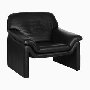 Atlanta Armchair in Black Leather from Laauser