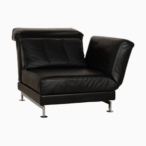 Poltrona Moule in pelle nera di Brühl
