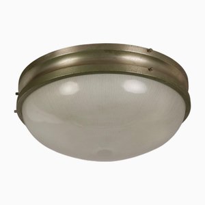 Sigma Lamp in Glass and Brass by Sergio Mazza for Artemide, Italy, 1960s-1970s