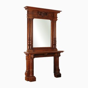 Neo-Renaissance Style Fireplace with Mantelpiece