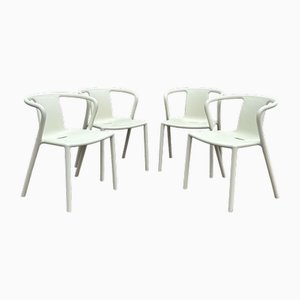 White Stackable Air Armchair by Jasper Morrison for Magis, Set of 4
