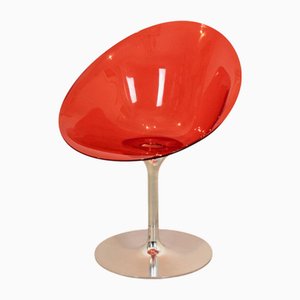 Vintage Italian Orange Eros Chair by Philippe Starck for Kartell, 2000s