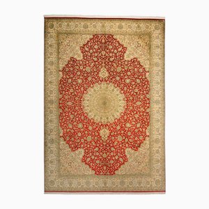 Middle Eastern Kashmir Silk Rug