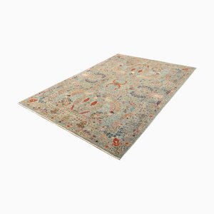 Middle Eastern Hand-Knotted Samarkand Rug