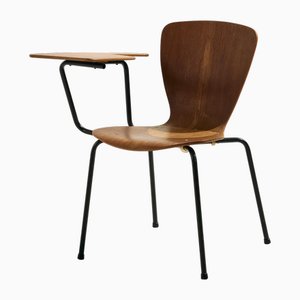 Teak Chair with Writing Tablet