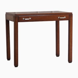Table d'Appoint Art Déco avec Tiroir en Chêne, 1930