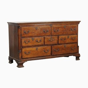 Antike englische Mule Truhe, 1700er