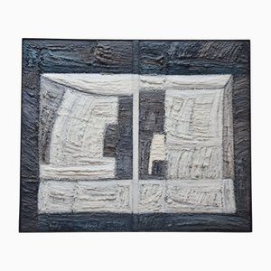 Max Gregor Carlsson, Abstract Composition, Mid 20th Century, Oil Painting