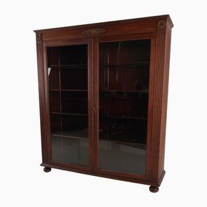 Bibliothèque Vitrine en Acajou, 20ème Siècle