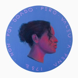 Natasha Lelenco, Währung #267, 2025, Acryl auf Holz