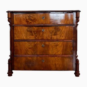 Antique Louis Philippe Chest of Drawers in Mahogany