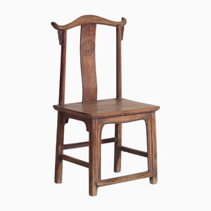 Set of Antique Chinese Chairs with High Back, 1900