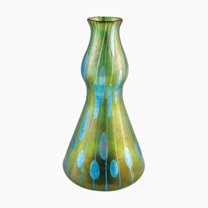 Vase with Stripes and Spots by Koloman Moser for Johann Loetz Witwe, 1902