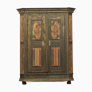 Armoire de Mariée Peinte Art Populaire