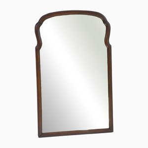 Specchio da parete grande in legno di quercia smerlato, Olanda