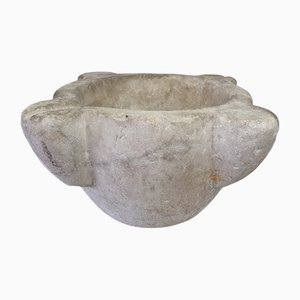 Antiker Mörser aus Carrara Marmor, 1700er