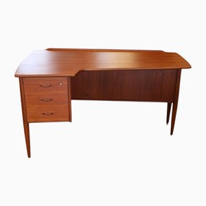 Vintage Desk in Teak from Lelångs Möbelfabrik, 1960s