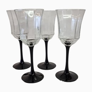 Verres à Vin Blanc Vintage, 1970s, Set de 4