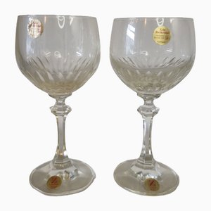 Bicchieri da vino Cristallerie Zwiesel, Germania, anni '80, set di 2