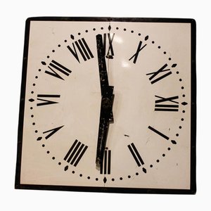 Reloj de iglesia esmaltado, años 20