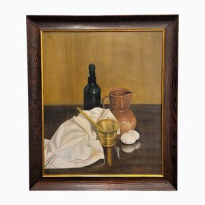 Peñalba Font, Castilian School Still Life, 1967, Oil on Canvas, Framed