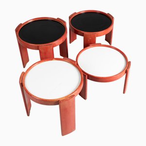 Modell 780/783 Couchtische von Gianfranco Frattini für Cassina, 4er Set