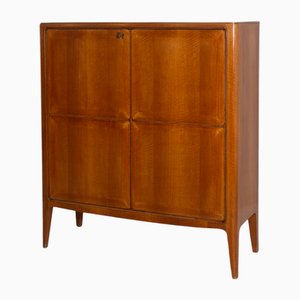 Vintage Italian Bar Cabinet with Glass Shelves by Paolo Buffa, 1950