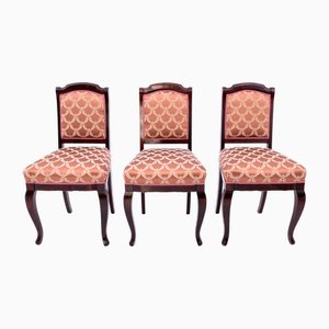 Antique Dining Chairs, 1900s, Set of 3