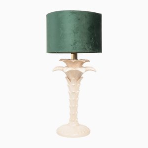 Vintage Ceramic Palm Tree Lamp, 1970s