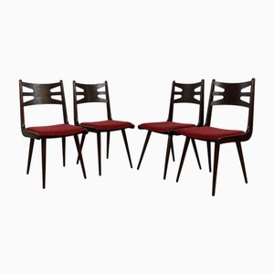 Chaises de Salle à Manger, Tchécoslovaquie, 1970s, Set de 4