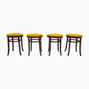 Vintage German Stools from Thonet, 1930s, Set of 4