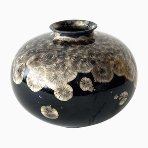 Crystal Glazed Vase by Dennis Forshaw