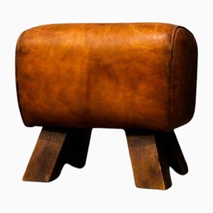 Petit Cheval d'Arçons en Cuir, 1950s