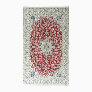 Alfombra oriental Nain 9LA tejida a mano con contenido de seda