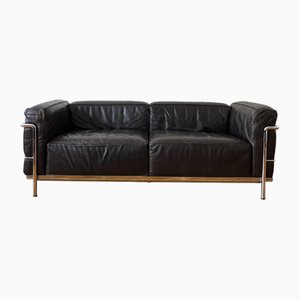 LC3 2-Seater Sofa by Le Corbusier, Pierre Jeanneret and Charlotte Perriand for Cassina