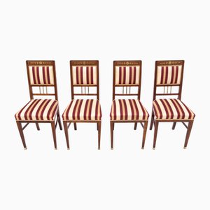 Polnische Vintage Stühle, 1920er, 4er Set