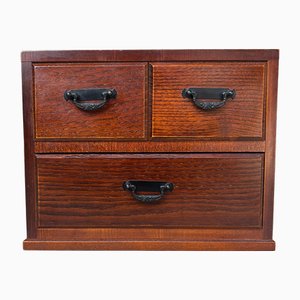 Cassettiera piccola in legno, Giappone, anni '70